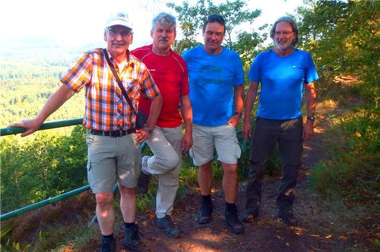 Die Watzmänner auf der Wasgau-Seen-Tour.privat