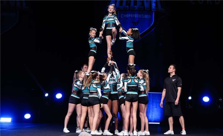 Die Wave Allstars Cheerleader des Postsportvereins veranstalten ein Probetraining.Fotos: Privat