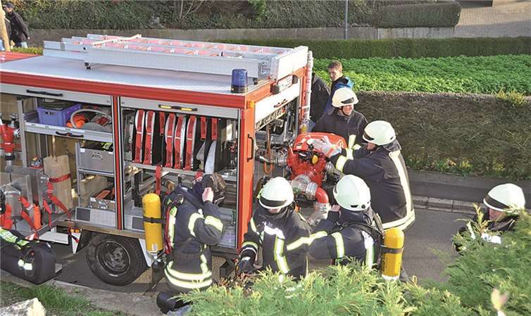 Die Wehr war bestens gerüstet.