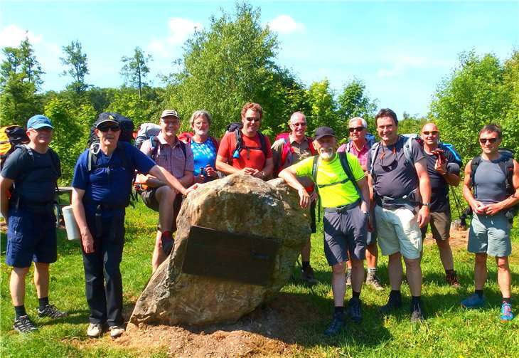 Die Wehrer Watzmänner auf ihrer Tour. Privat