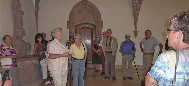 Die Weibener Seniorinnen und Senioren in den wunderschönen Räumen der Abtei Himmerod. privat