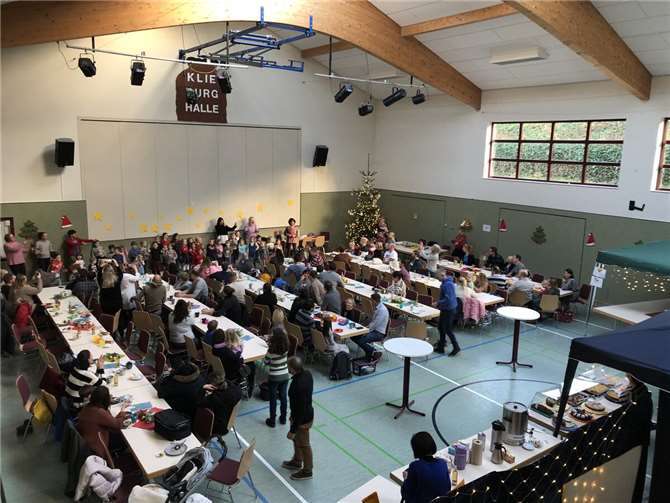 Die Weihnachtsfeier war gut besucht.  Foto:KiTa Pusteblume