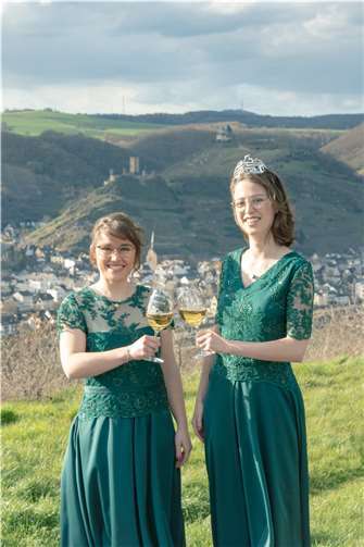 Die Weinmajestäten. Foto: Pascal Kettmann
