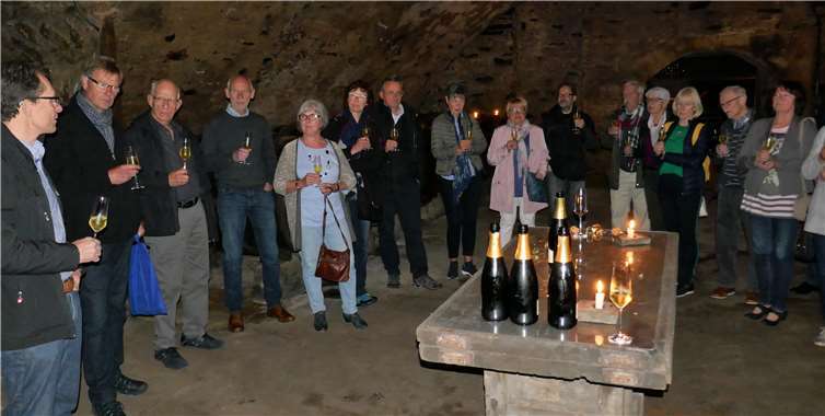 Die Weinprobe des Eifelvereins Untermosel.Foto: privat