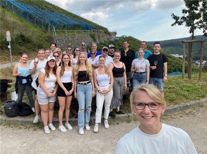 Die Weinwanderung der Kripper Garde war ein voller Erfolg. Foto: privat