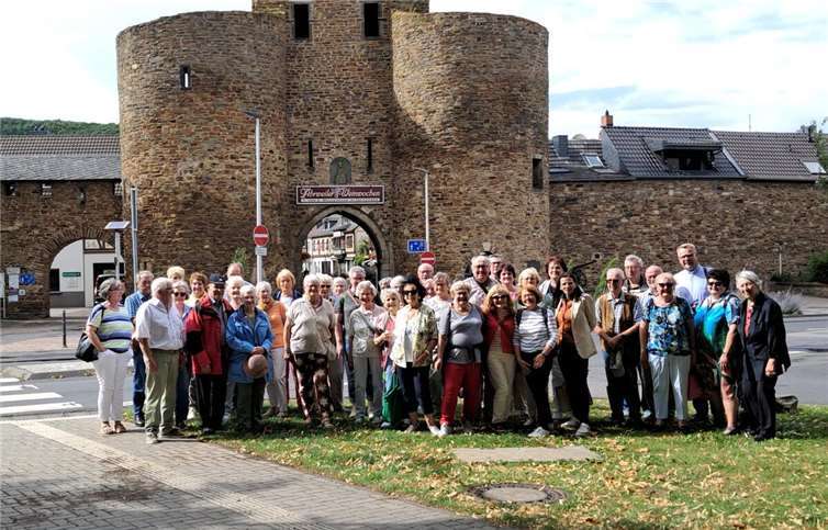 Die Weiterfahrt nach Ahrweiler zum Besuch der dortigen Altstadt und der Aufenthalt dort stellte den „weltlichen Höhepunkt“ der Reise des Förderkreises dar.  Foto: privat