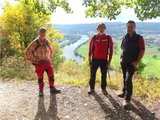 Von Heidelberg nach Bad Wimpfen Die Weitwanderung des Wanderjahres 2021 führte die Wehrer Watzmänner in den Odenwald.Foto: privat