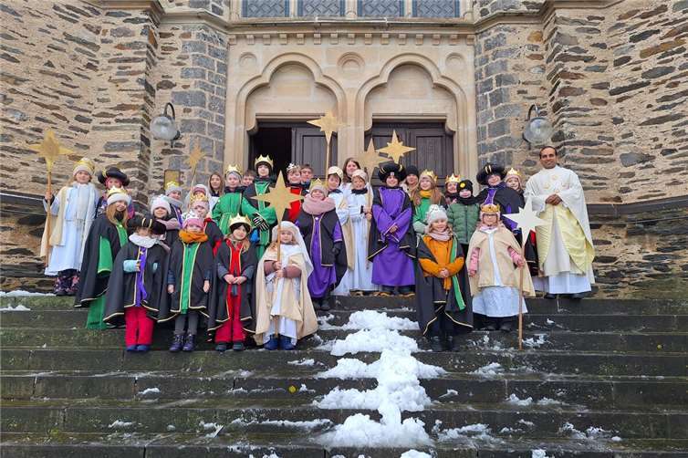 Die Wellinger Sternsinger.Foto: privat