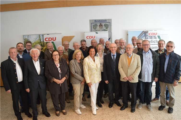 Die Westerwälder Christdemokraten ehrten langjährige Mitglieder.  Foto: privat