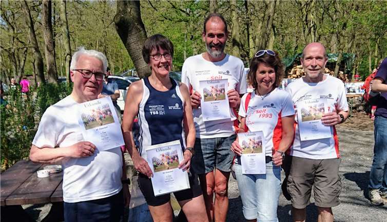 Die Westumer Lauftreffler gaben ihr Bestes und waren stolz auf ihre Platzierungen.Foto: privat