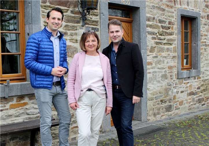 Die Westumer Liberalen (v.l.) Martin Thormann (1. Vorsitzender), Mariola-Helene Latus-Jarzombek und Stefan Wisskirchen. Foto: Melina Hirte