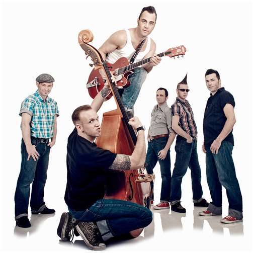 Die Wild Bobbin Baboons stehen für handgemachte Rock‘n‘Roll-Musik.  Quelle: Kulturverein Naunheim e.V.