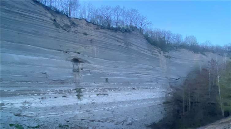Die Wingertsbergwand in Mendig.  Foto: Heinz Lempertz