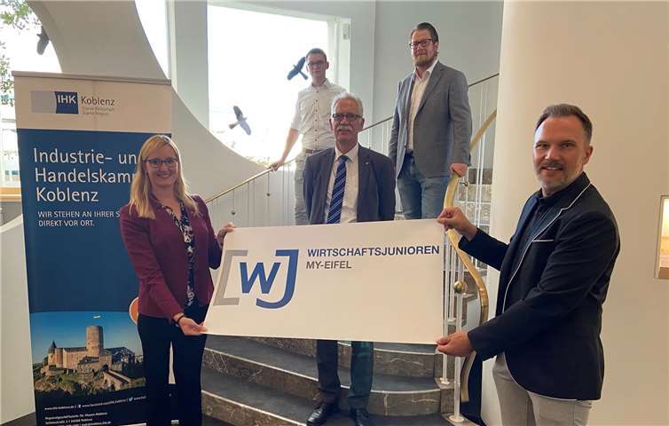 Die Wirtschaftsjunioren MY-Eifel berichteten der IHK Koblenz von ihrer Netzwerkarbeit. Foto: privat