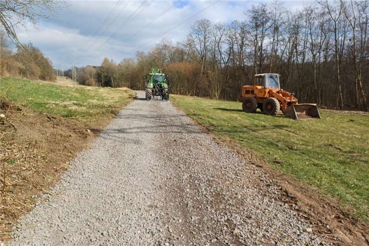 Die Wirtschaftswege wurden sicher or Starkregen gemacht. Fotos: Jagdgenossenschaft Weitersburg