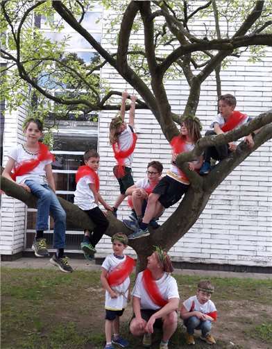 Die Woche vom 31.05 - 02.06.21 stand ganz unter dem Motto: „Römerwelt - Kultur und Traditionen der Römer“.Foto: privat