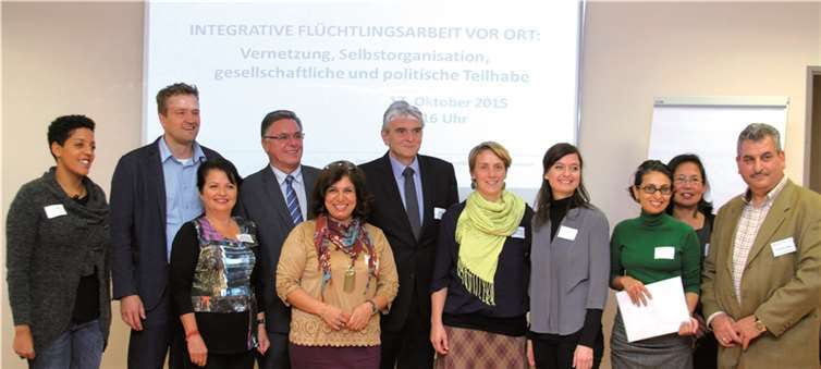 Die Workshopteilnehmer sammelten wertvolle Informationen, die sie in ihrer weiteren Arbeit mit Asylflüchtlingen umsetzen können. privat