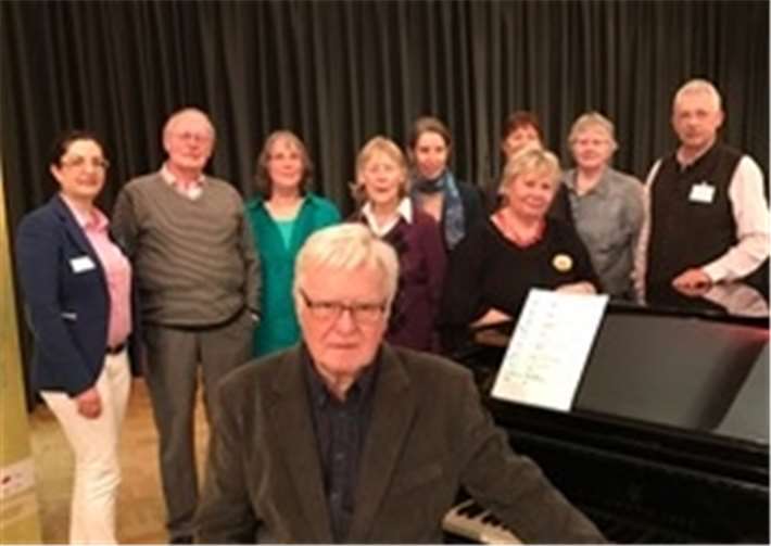 Die Wortwerker mit Ghazel Wahisiund Wolfgang Grambs von den Freiheitern.Privat