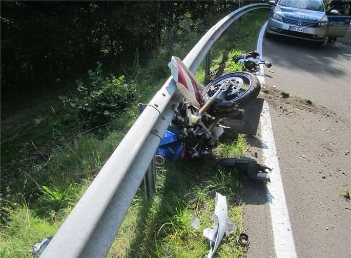Die Zahl der Motorradunfälle konnte leider nur minimal gesenkt werden. PI Adenau