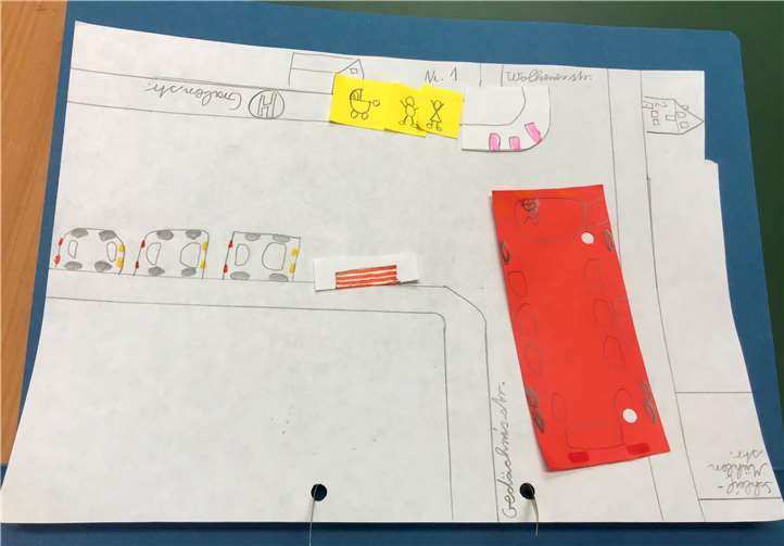 Die Zeichnung der Kinder.Foto: Ortsverwaltung Rübenach