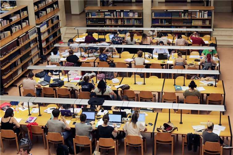 Die Zeit im Frühling und Frühsommer gehört häufig zur lernintensivsten Zeit an der Universität. Viele Studierende sind mit Abschlussarbeiten und Kolloquien beschäftigt, um ihren Studienabschluss zu erhalten. Foto: Pixabay.com © Alterfines (Pixabay License)