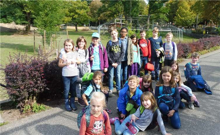 Die Zoobesucher bei bestem Wetter in Neuwied.Privat