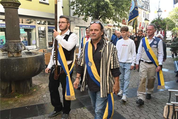 Die Zünfte präsentierten sich nicht nur beim Festumzug.