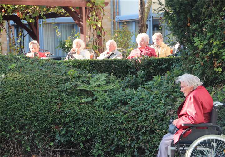 Die Zuhörer hatten viel Spaß.