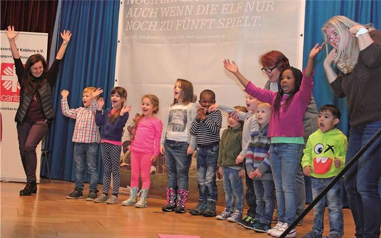 Die Zukunftsmusiker der Kita Mittelweiden begeisterten mit ihren Gesangstalenten. privat