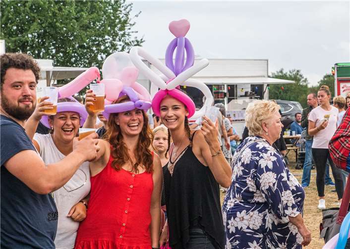 Die Zuschauer hatten sichtlich Spaß.