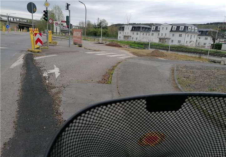 Die Zuwegung zur Unterführung von der Heerstraße kommend.Foto: privat