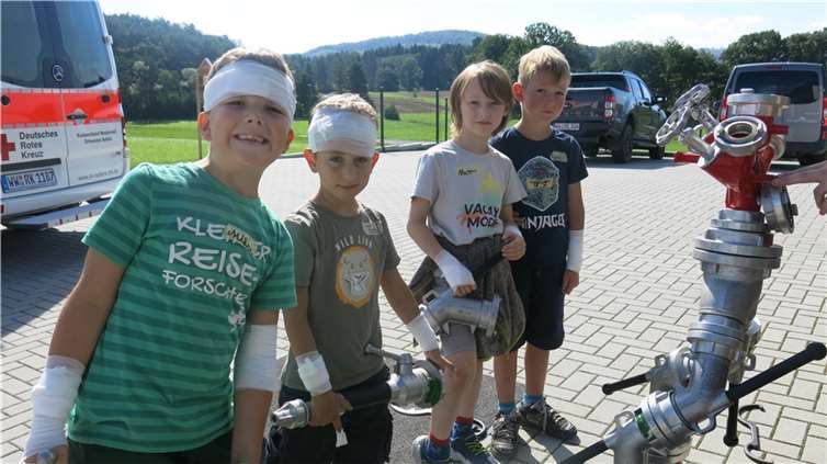 Die aktiven Blaulicht-Teilnehmenden.