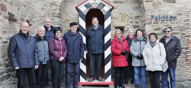 Die aktiven Ehrenamtler erlebten auf der Festung Natur- und Kulturgeschichte. Werner Dreschers