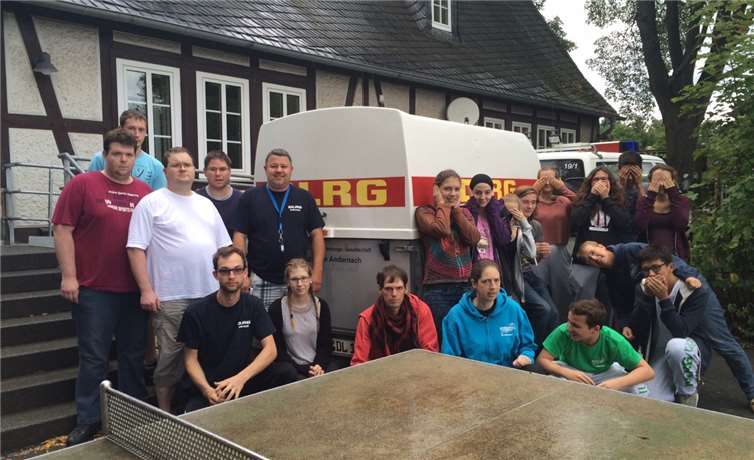 Die aktiven Riegenleiter der DLRG Andernach in Puderbach.privat