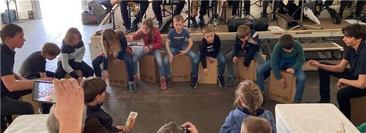 Die aktuelle Trommelbande bei ihrem Auftritt auf der Polcher Kirmes.  Foto: Musikverein Polch