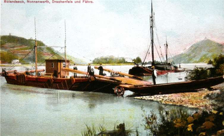 Die alte Rheinfähre Rolandseck-Bad Honnef ziert das Titelblatt.