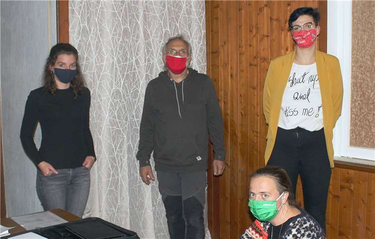 Die alte und neue Grüne Fraktion im Ortsbeirat. Kripp Foto: Volker Thehos