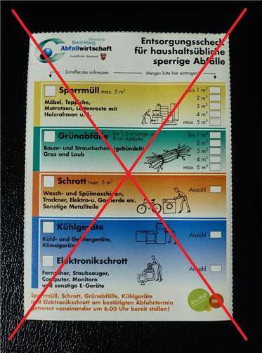 Die alten Exemplare aus den Vorjahren sind nicht mehr gültig.