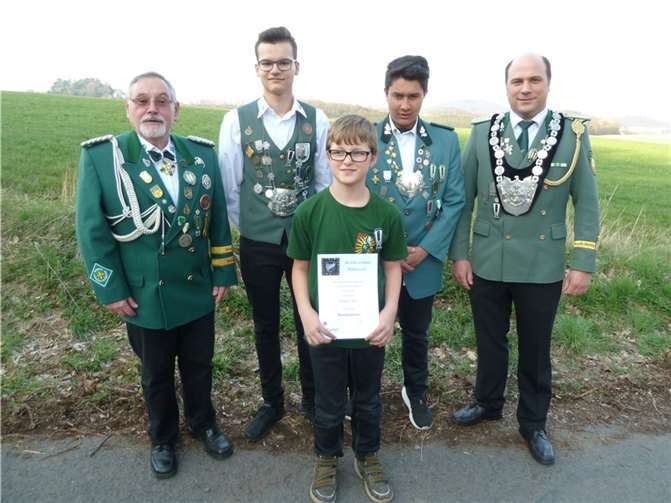 Die amtierenden Prinzen des Bezirksprinzenschießens des Bezirksverbandes Pellenz.  Foto: privat