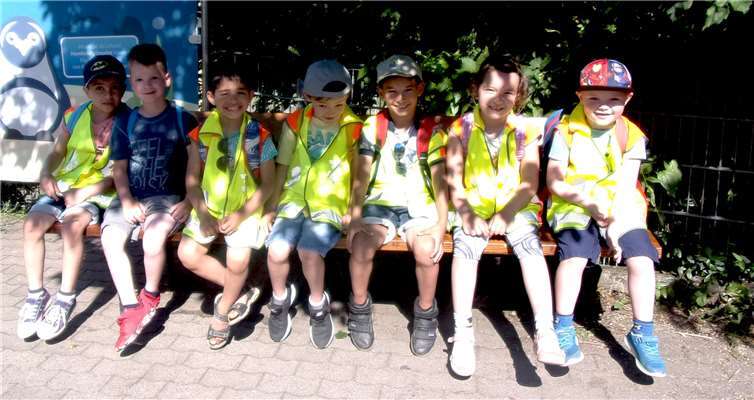 Die angehenden Schulkinder der Kita Mülhofen machten zum Abschluss einen Ausflug in den Neuwieder Zoo. Foto: privat