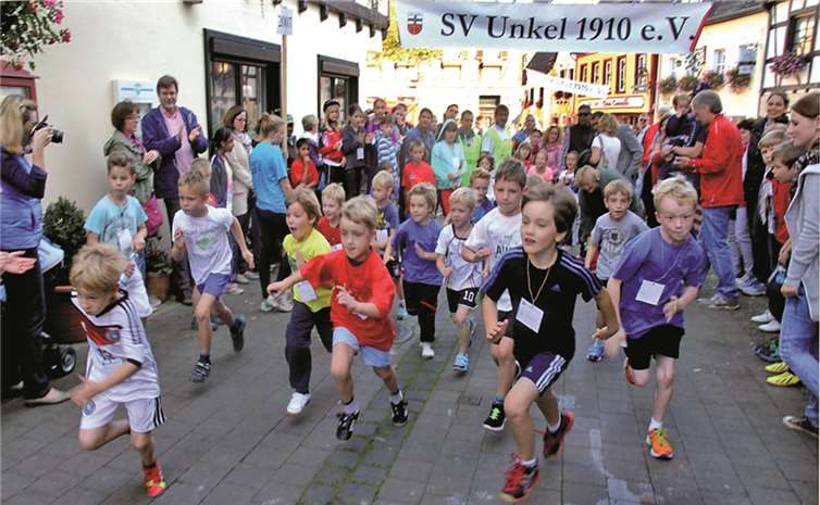 Die athletischen Kinder beim letzten Stadtlauf.privat