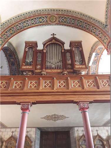 Die aufwendig restaurierte Orgel. Foto: privat
