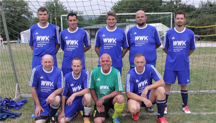 Die ausrichtenden Alten Herren des TuS Niederoberweiler.