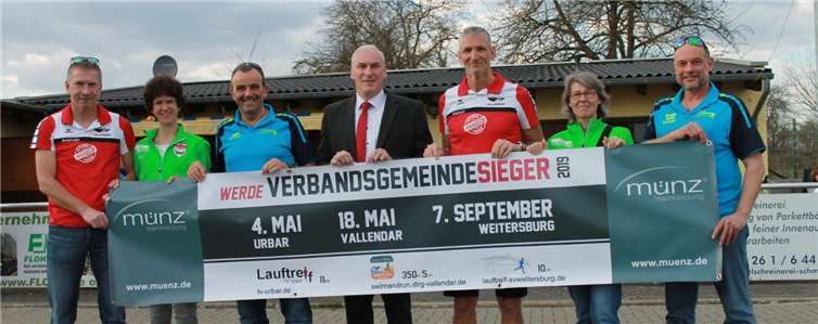Die ausrichtenden Vereine und der Schirmherr VG Vallendar Bürgermeister Fred Pretz freuen sich auf den VG Cup 2019.Foto: privat