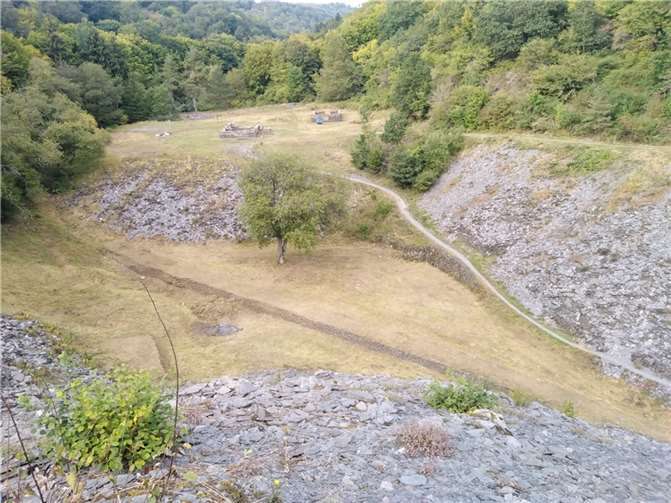 Die bearbeitete Fläche.