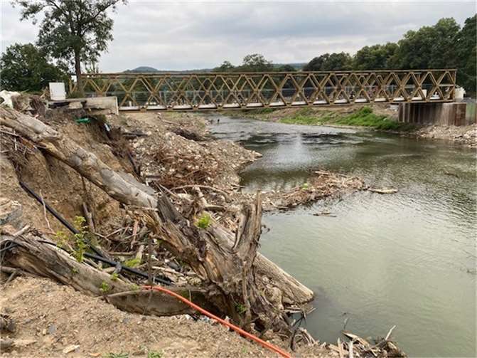 Die befahrbare Brücke am Ahrtor. Foto: ADD