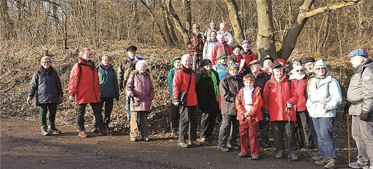 Die begeisterten Eifelfreunde genossen das schöne Wetter. privat