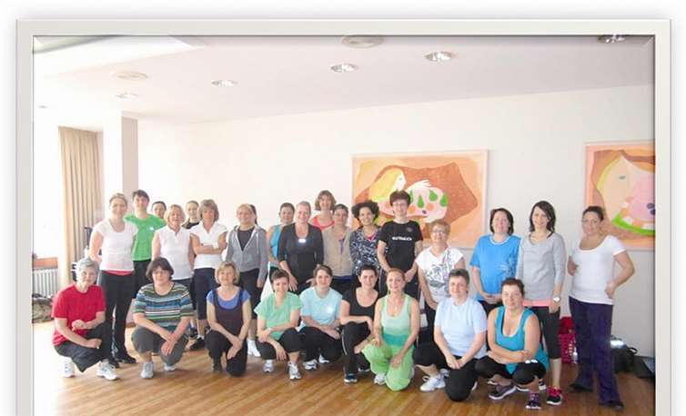 Die begeisterten Fitnessteilnehmer wollten sich gleich für den nächsten Fitnesstag anmelden. privat