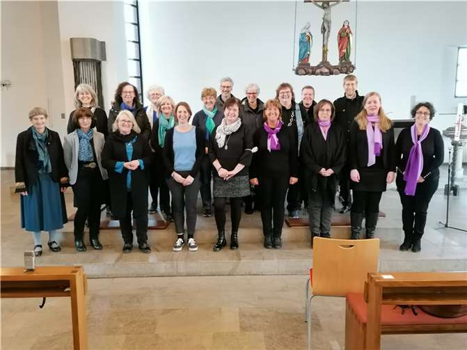 Die beiden Chöre. Foto: privat