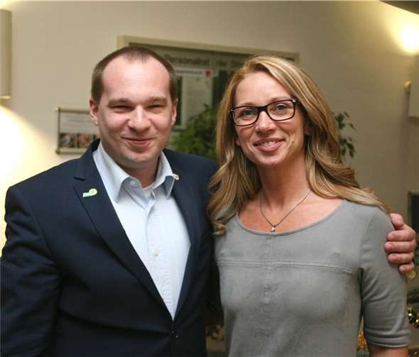 Natascha Lentes und Matthias Kaißling als Direktkandidaten einstimmig gewählt Die beiden Direktkandidaten Matthias Kaißling und Natascha Lentes.